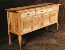Ernst Curly Maple Sideboard